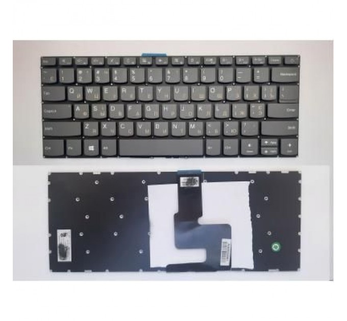 Lenovo Клавіатура ноутбука Lenovo IdeaPad 320-14ISK,320S-14IKB/14IBR серая UA (A46116)