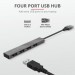 Trust Концентратор Trust Halyx Aluminium 4-Port Mini USB Hub (23786_TRUST)