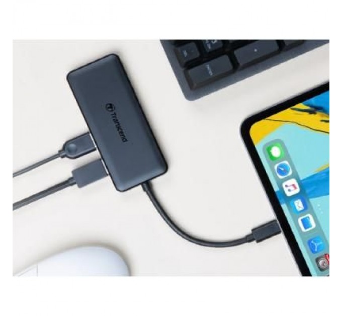 Transcend Концентратор Transcend Type-C HUB 6 ports microSD/SD Black (TS-HUB5C)