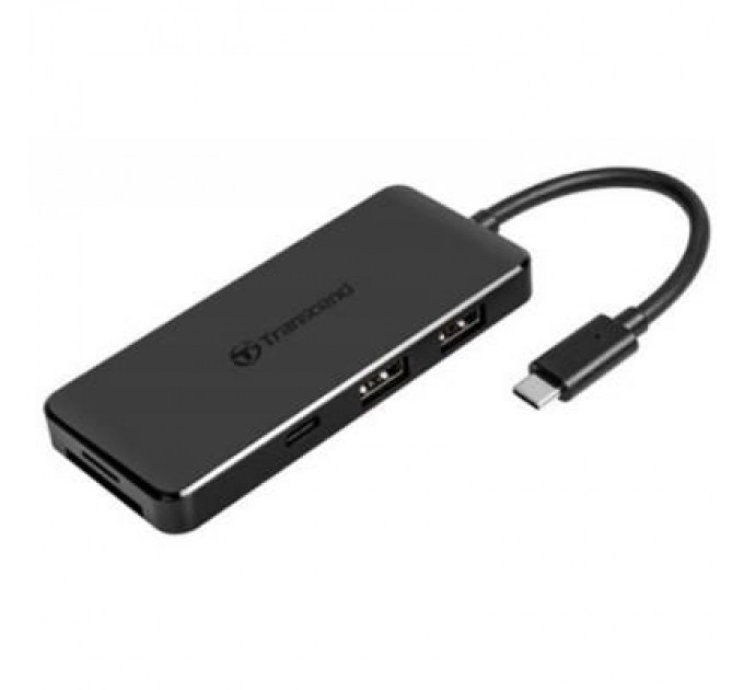 Transcend Концентратор Transcend Type-C HUB 6 ports microSD/SD Black (TS-HUB5C)
