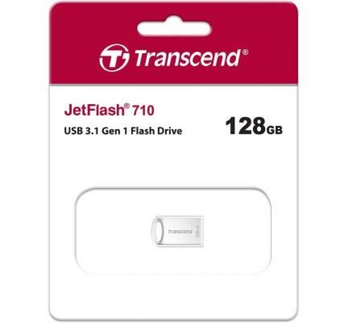 Transcend USB флеш накопичувач Transcend 128GB JetFlash 710 Silver USB 3.0 (TS128GJF710S)