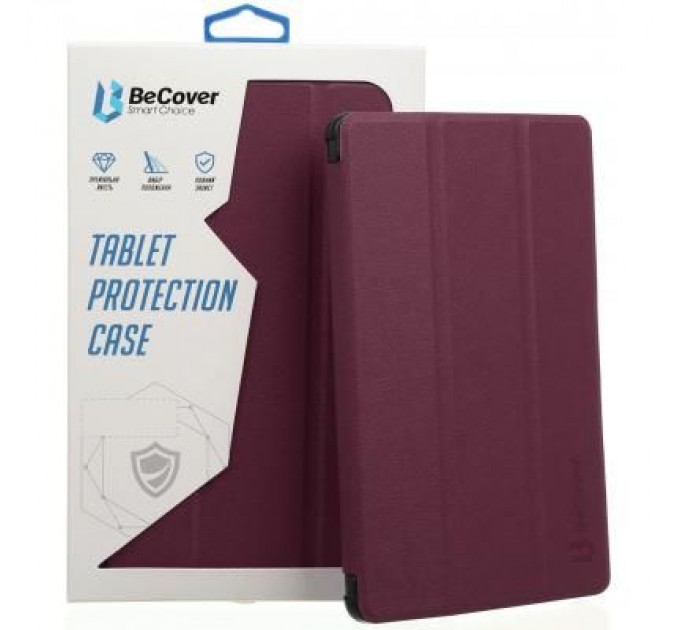 BeCover Чохол до планшета BeCover Smart Case Samsung Galaxy Tab S7 (SM-T875)/S8 (SM-X700/SM-X706) Red Wine (705224)