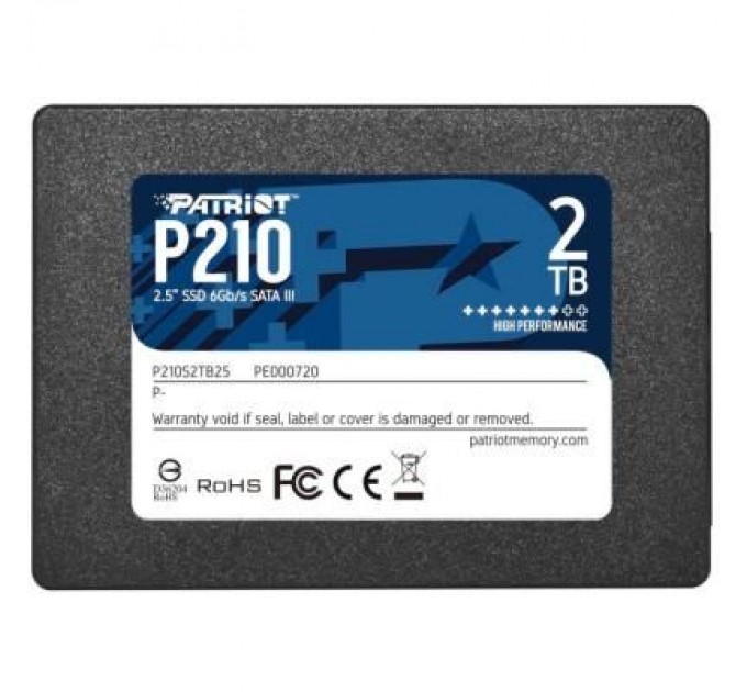 Patriot Накопичувач SSD 2.5" 2TB Patriot (P210S2TB25)