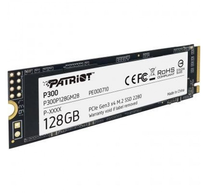 Patriot Накопичувач SSD M.2 2280 128GB Patriot (P300P128GM28)