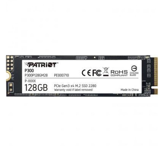 Patriot Накопичувач SSD M.2 2280 128GB Patriot (P300P128GM28)