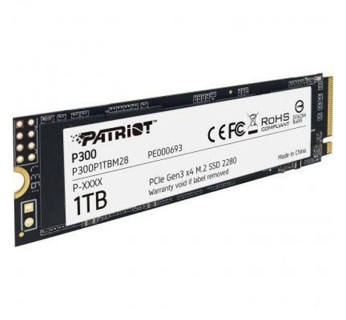 Patriot Накопичувач SSD M.2 2280 1TB Patriot (P300P1TBM28)