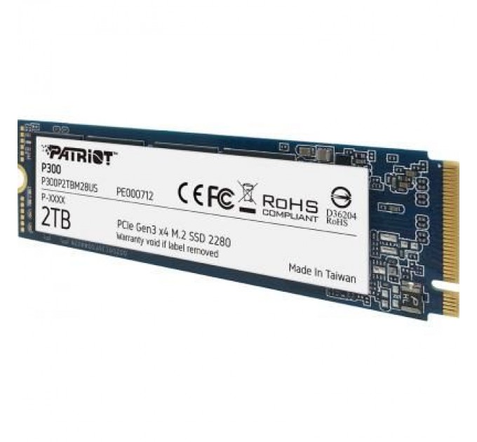 Patriot Накопичувач SSD M.2 2280 2TB Patriot (P300P2TBM28)
