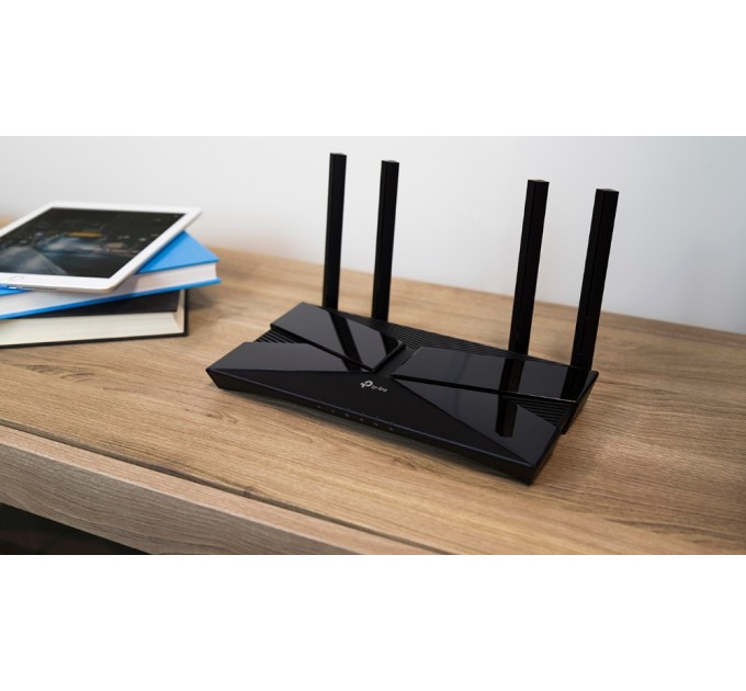 TP-Link Беспроводной маршрутизатор TP-Link Archer AX1500 (AX1500, Wi-Fi 6, 1хGE WAN, 4хGE LAN, MU-MIMO, Beamforming, 4 антенны внешних)
