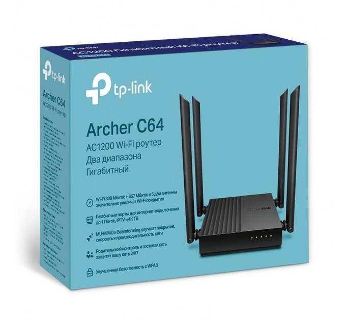 TP-Link Бездротовий маршрутизатор TP-Link Archer C64