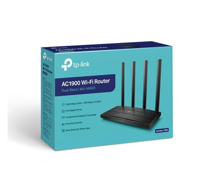 TP-Link Бездротовий маршрутизатор TP-Link Archer C80