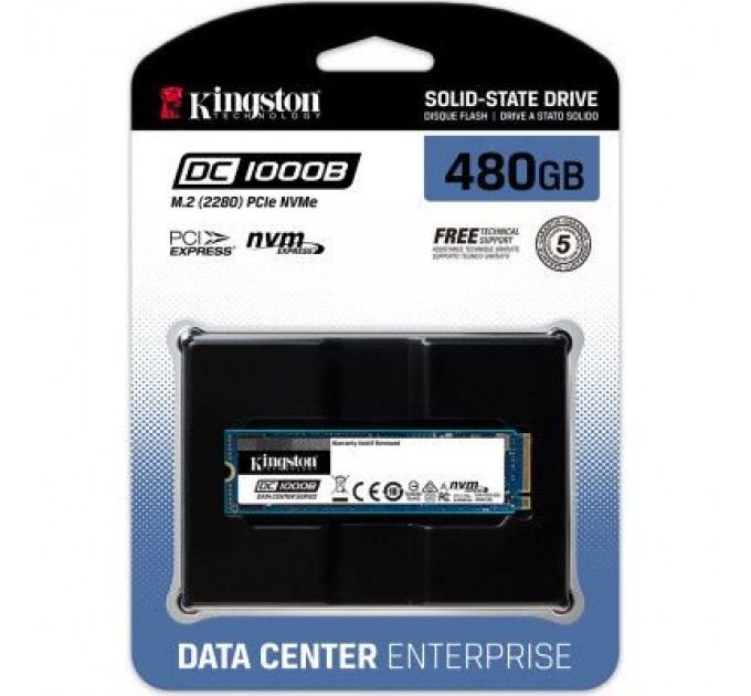 Kingston Накопичувач SSD M.2 2280 480GB Kingston (SEDC1000BM8/480G.)