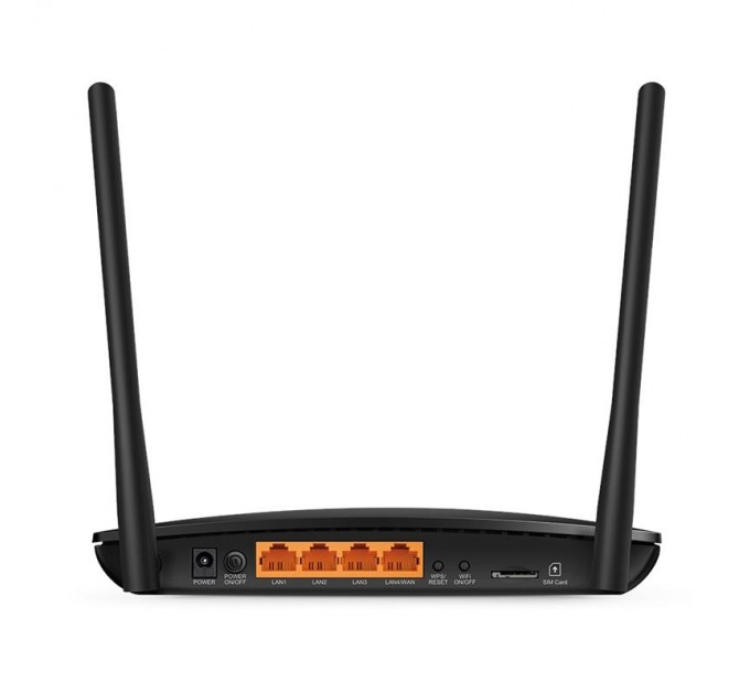 TP-Link Беспроводной маршрутизатор TP-Link Archer MR400 (AC1200, 1xFE WAN, 3xFE LAN, 1xSimCardSlot, 2 антенны LTE)
