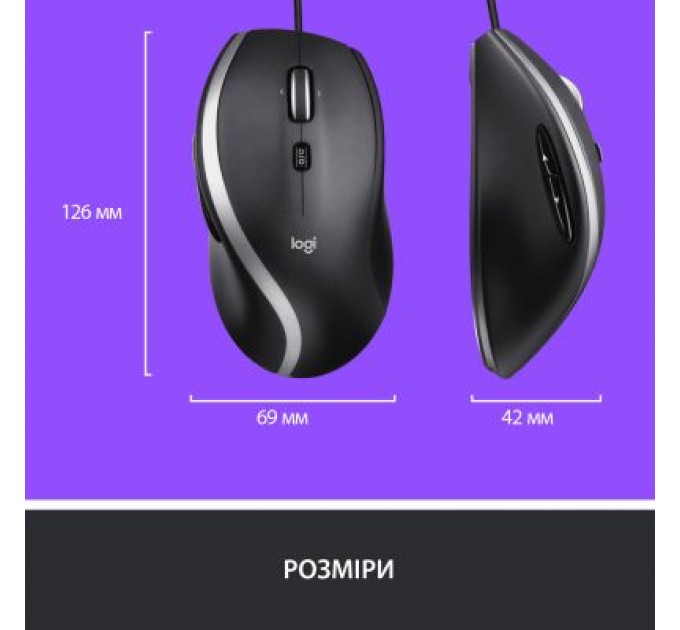 Logitech Мишка Logitech M500s Advanced (910-005784)