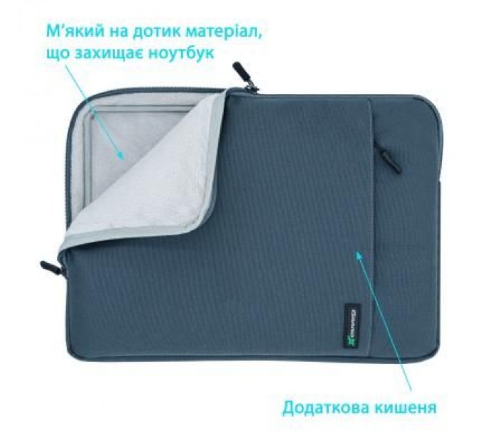 Grand-X Чохол до ноутбука Grand-X 14'' Dark Grey (SL-14D)