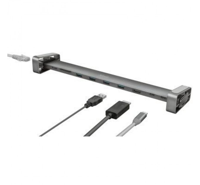 Trust Концентратор Trust Dalyx Aluminium 10-in-1 USB-C Multi-port Dock (23417_TRUST)