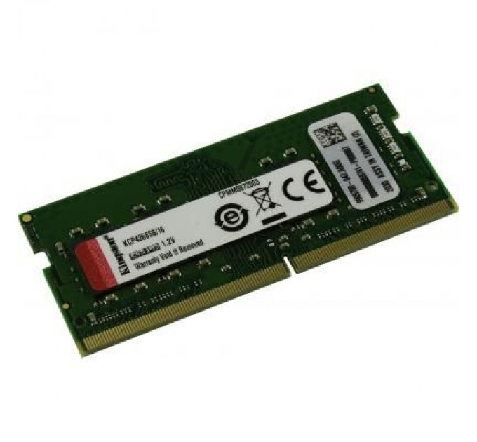 Kingston Модуль пам'яті для ноутбука SoDIMM DDR4 16GB 2666 MHz Kingston (KCP426SS8/16)