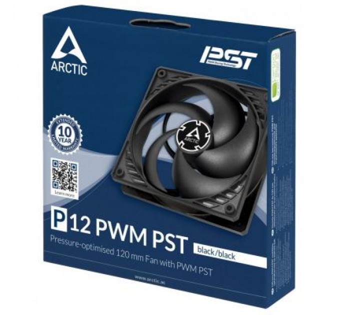 Arctic Кулер до корпусу Arctic P12 PWM PST black (ACFAN00120A)