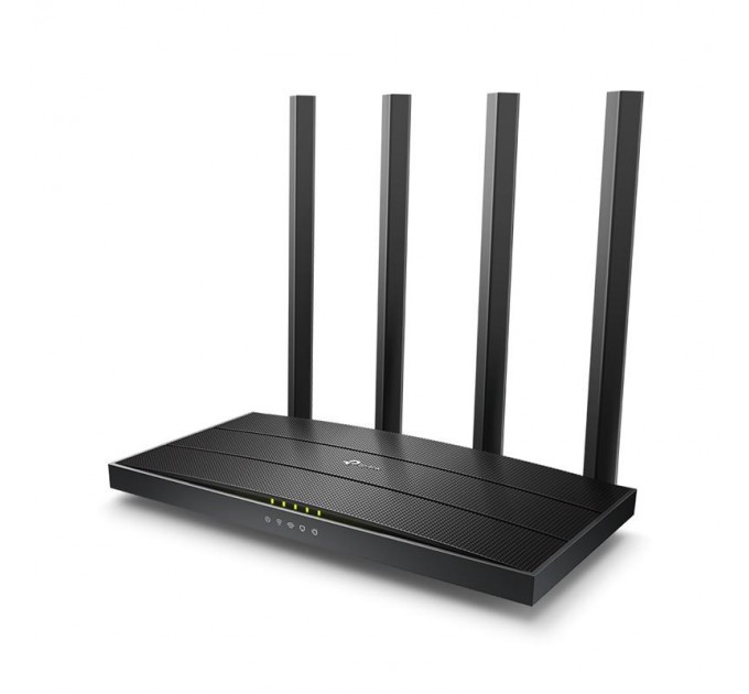 TP-Link Беспроводной маршрутизатор TP-Link Archer A6 (AC1200, 4хGE LAN, 1хGE WAN, MU-MIMO, 4 антенны)