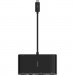 Belkin Концентратор Belkin USB-C - Ethernet, HDMI, VGA, USB-A, 100W PD, black (AVC004BTBK)