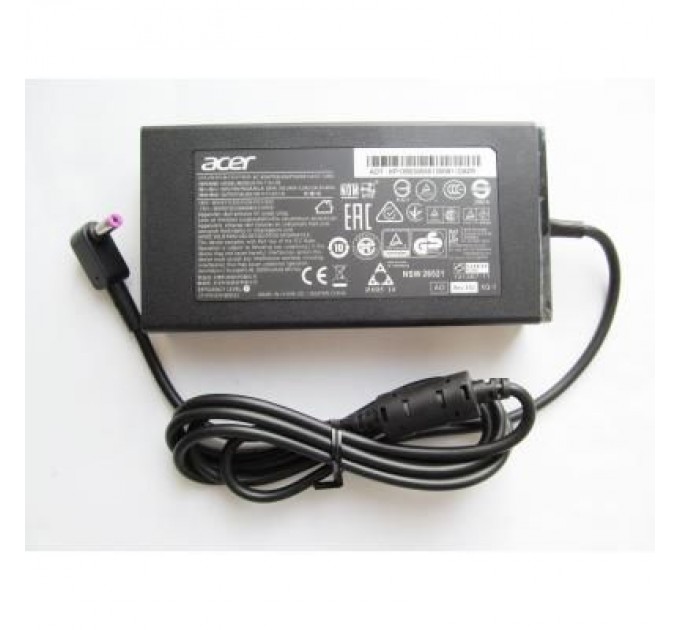 Acer Блок живлення до ноутбуку Acer 135W 19V, 7.1A, роз'єм 5.5/1.7, Slim-корпус (PA-1131-05 / A40276)
