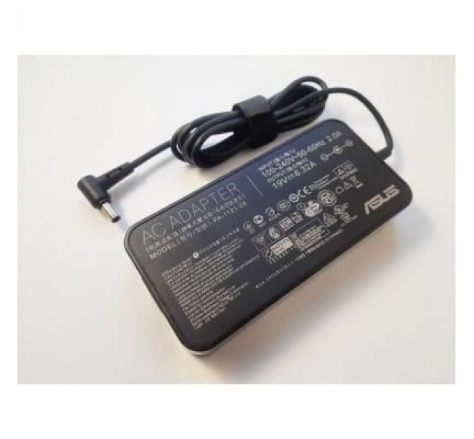 ASUS Блок живлення до ноутбуку ASUS 120W 19V, 6.32A, роз'єм 6.0/3.7 (pin inside), Slim-корпус (PA-1121-28 / A40296)