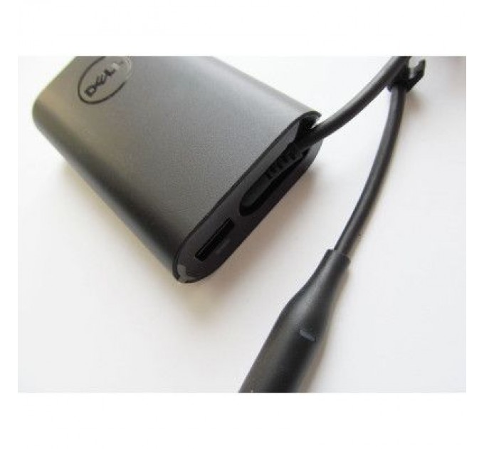 Dell Блок живлення до ноутбуку Dell 50W 19.5V, 2.31A, роз'єм 7.4/5.0 (pin inside) + USB5V/1A (PA45W16-BA / A40318)