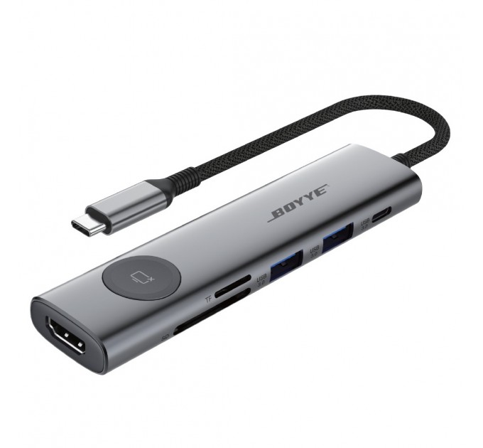 Boyye Концентратор Boyye USB-C 7-в-1 (UC-721)