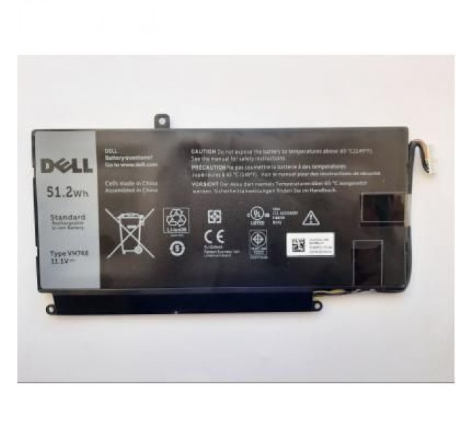 Dell Акумулятор до ноутбука Dell Vostro 5470 VH748, 51.2Wh (4240mAh), 6cell, 11.1V, Li-ion (A47537)