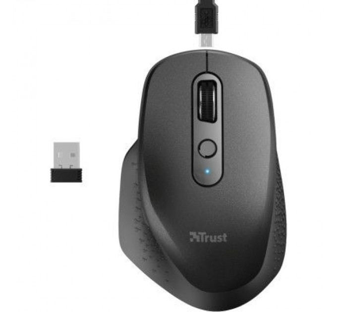 Trust Мишка Trust Ozaa Rechargeable Black (23812)