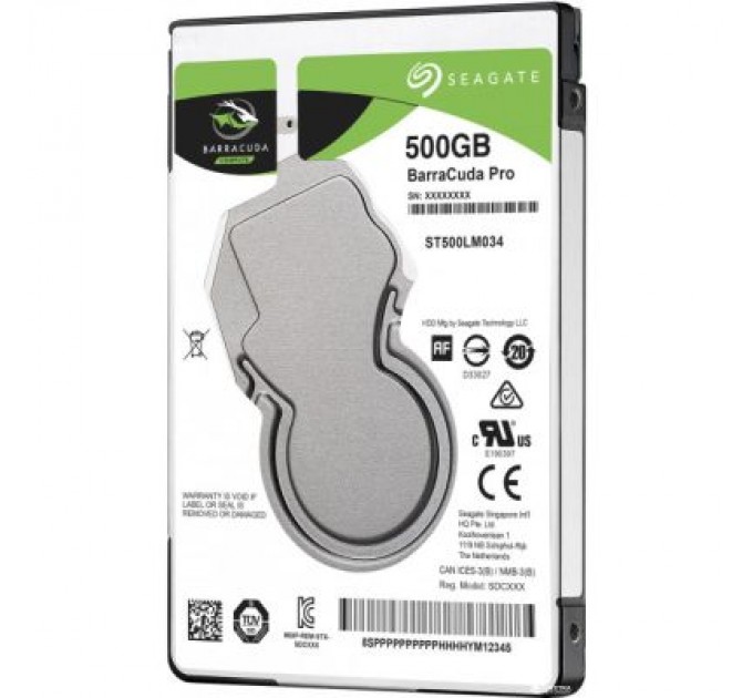 Seagate Жорсткий диск для ноутбука 2.5" 500GB Seagate (ST500LM034)