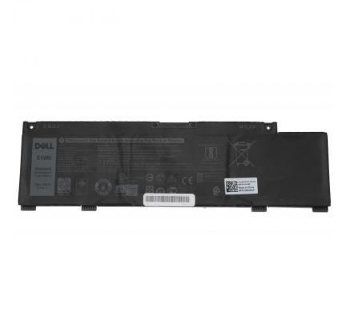 Dell Акумулятор до ноутбука Dell G3-3590 266J9, 4255mAh (51Wh), 3cell, 11.4V, Li-ion (A47594)