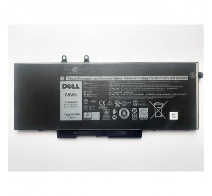 Dell Акумулятор до ноутбука Dell Latitude 5500 4GVMP, 68Wh (8500mAh), 4cell, 7.6V, Li-ion (A47508)