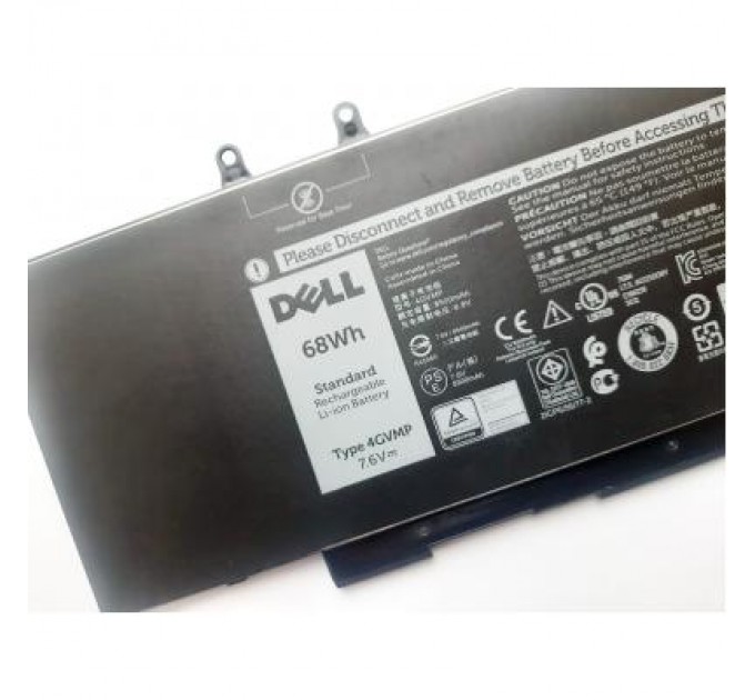 Dell Акумулятор до ноутбука Dell Latitude 5500 4GVMP, 68Wh (8500mAh), 4cell, 7.6V, Li-ion (A47508)