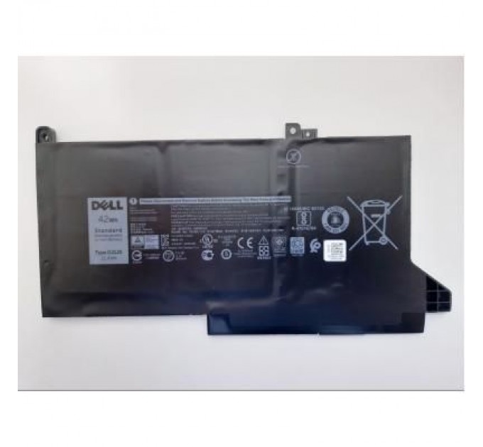 Dell Акумулятор до ноутбука Dell Latitude 7280 DJ1J0, 42Wh (3500mAh), 3cell, 11.4V, Li-ion (A47436)