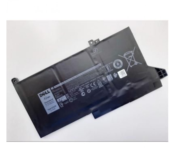 Dell Акумулятор до ноутбука Dell Latitude 7280 DJ1J0, 42Wh (3500mAh), 3cell, 11.4V, Li-ion (A47436)