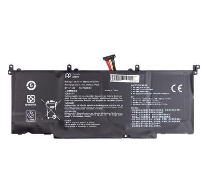PowerPlant Акумулятор до ноутбука ASUS ROG S5 (B41N1526) 15.2V 3400mAh PowerPlant (NB431359)