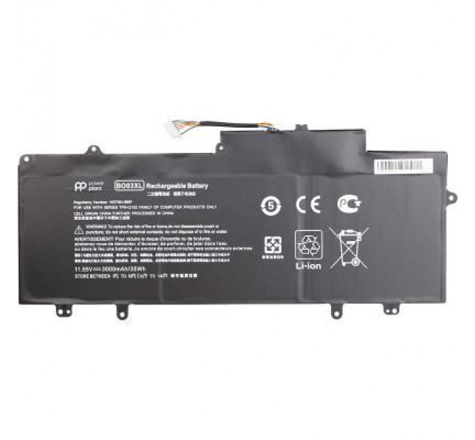 PowerPlant Акумулятор до ноутбука HP Chromebook 14 G3 (B003XL) 11.55V 3000mAh PowerPlant (NB461479)