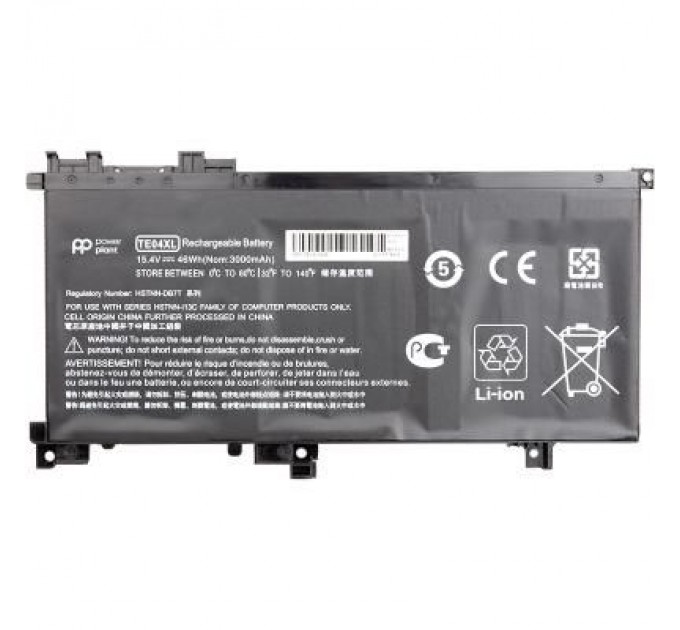 PowerPlant Акумулятор до ноутбука HP Omen 15 AX200 (HSTNN-DB7T, TE04) 15.4V 3000mAh PowerPlant (NB461462)