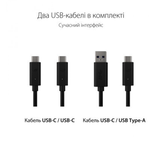 ASUS Кишеня зовнішня ASUS SSD M.2 PCIe NVMe STRIX ARION ESD-S1C/BLK/G/AS USB 3.1 Gen2 (ESD-S1C/BLK/G/AS)