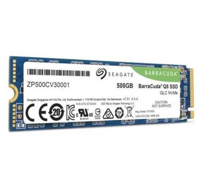 Seagate Накопичувач SSD M.2 2280 500GB Seagate (ZP500CV3A001)