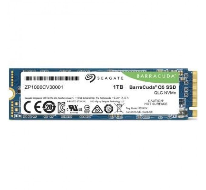 Seagate Накопичувач SSD M.2 2280 1TB Seagate (ZP1000CV3A001)