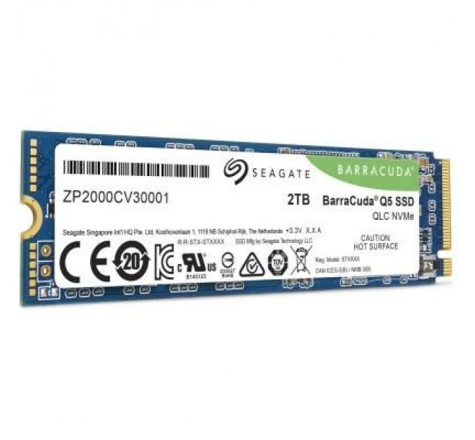 Seagate Накопичувач SSD M.2 2280 2TB Seagate (ZP2000CV3A001)