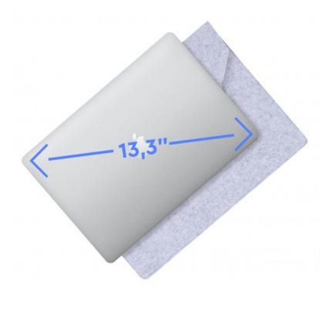 AirOn Чохол до ноутбука AirOn 13,3" Premium Grey (4822356710620)