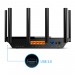 TP-Link Беспроводной маршрутизатор TP-Link Archer AX73 (AX5400, Wi-Fi 6, 1хGE WAN, 4хGE LAN, 1хUSB3.0, 4T4R, HT160, 6х внешних антенн)