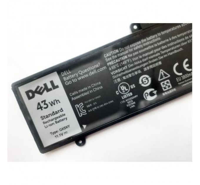 Dell Акумулятор до ноутбука Dell Inspiron 11-3147 GK5KY, 43Wh (3800mAh), 3cell, 11.1V, Li-ion (A47609)