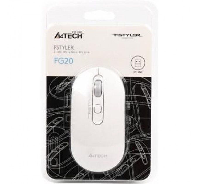 A4Tech Мишка A4Tech FG20 White