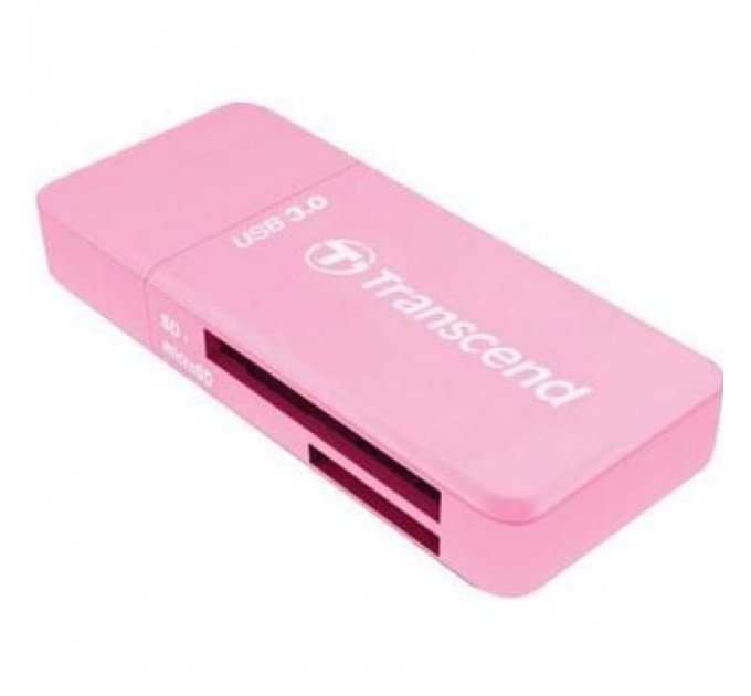 Transcend Зчитувач флеш-карт Transcend USB 3.0/3.1 Gen 1 Pink (TS-RDF5R)