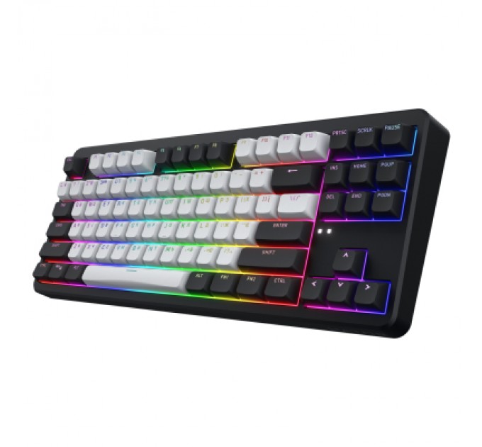 Hator Клавіатура Hator Rockfall 3 Mecha TKL QMK/VIA Orange Wireless Black (HTK850UA)