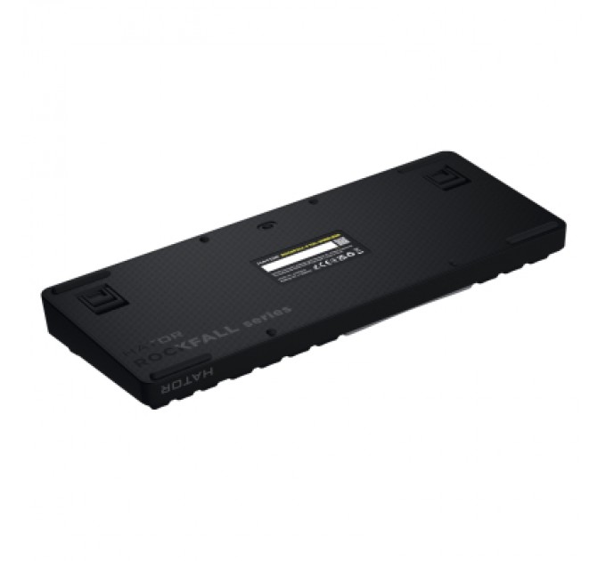 Hator Клавіатура Hator Rockfall 3 Mecha TKL QMK/VIA Orange Wireless Black (HTK850UA)