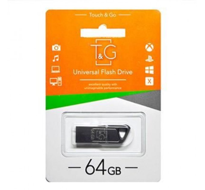T&G USB флеш накопичувач T&G 64GB 114 Metal Series USB 2.0 (TG114-64G)
